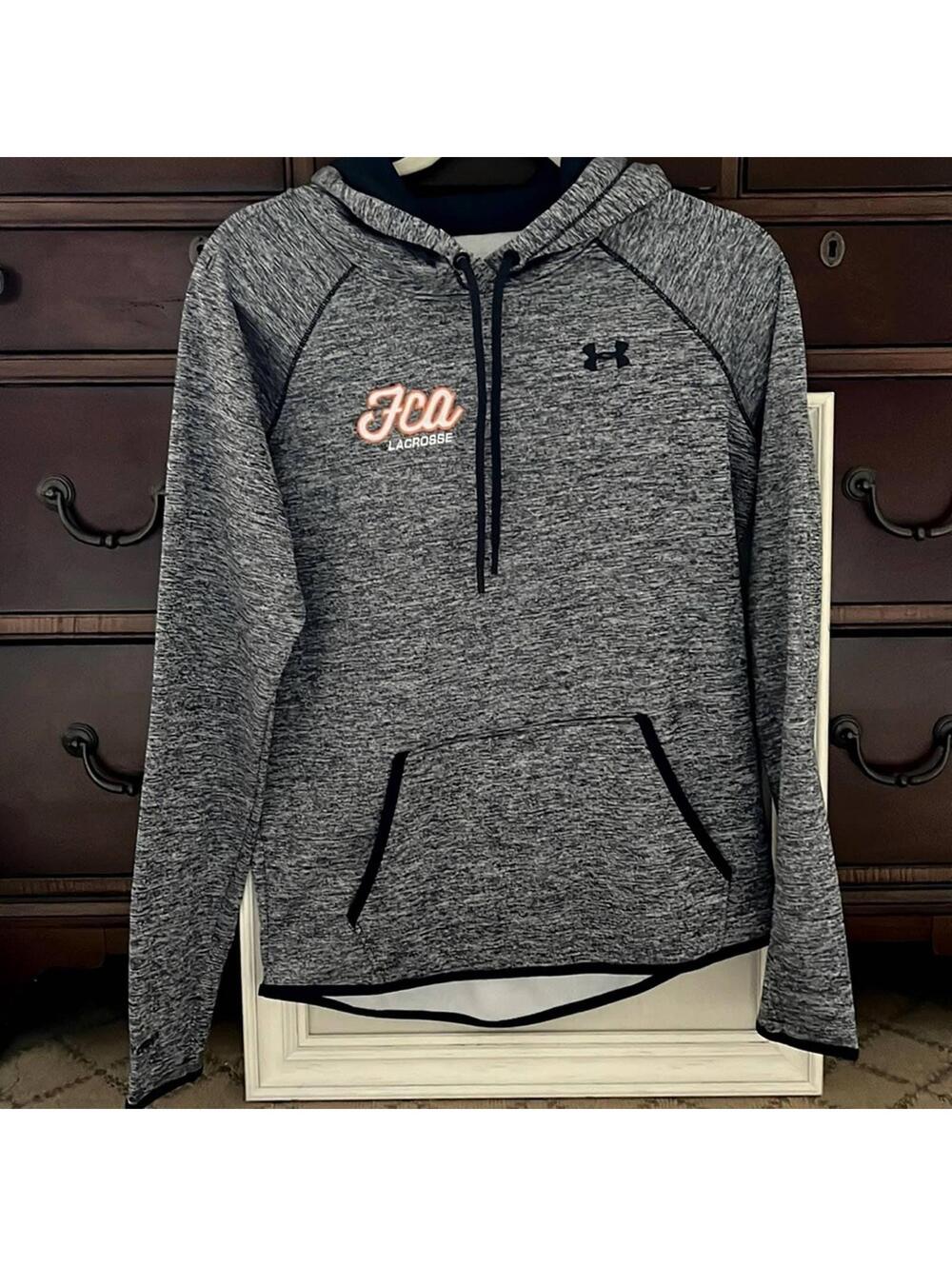 Under Armour navy heather Cold Gear w FCA lacrosse logo S NWT